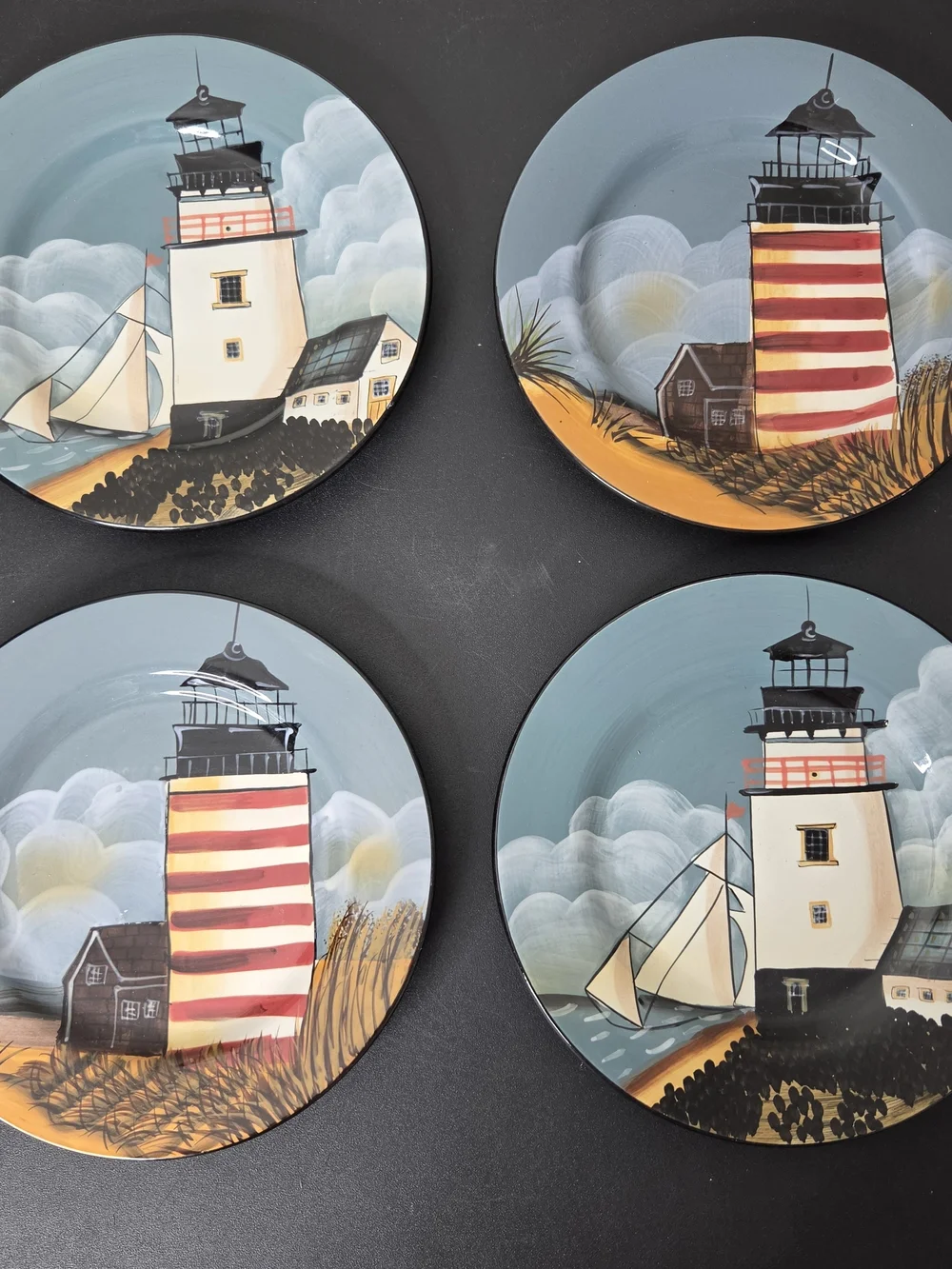 Sakura By The Sea Salad Plates Designed By David Carter Brown 8